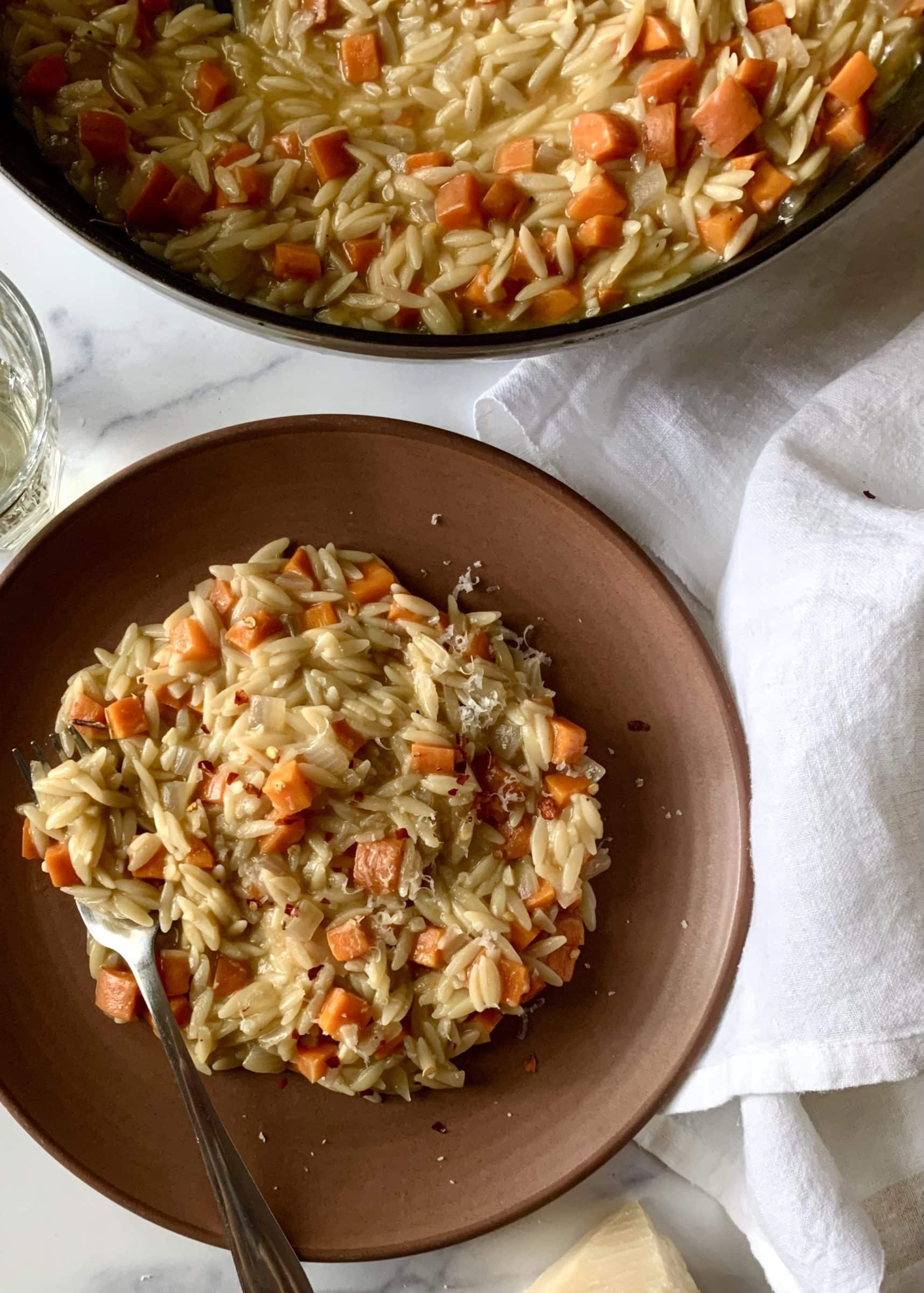 Carrot orzotto